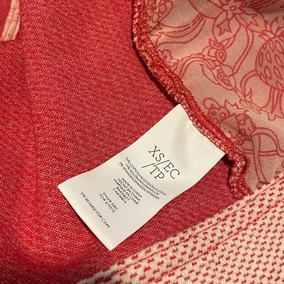 CAbi Amelia Cropped Red/Pink Jacket style #5301 - Picture 5 of 8